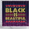 BigProStore Inspired Black Is Beautiful African Art African American Themed Shower Curtains Afro Bathroom Accessories BPS084 Shower Curtain