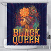 BigProStore Inspired Black Queen Afro Girl Art Black African American Shower Curtains Afrocentric Style Designs BPS090 Small (165x180cm | 65x72in) Shower Curtain