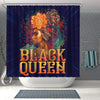BigProStore Inspired Black Queen Afro Girl Art Black African American Shower Curtains Afrocentric Style Designs BPS090 Shower Curtain