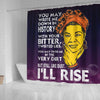 BigProStore Inspired But Still Like Dust I'll Rise Afro American Shower Curtains Afrocentric Bathroom Accessories BPS106 Small (165x180cm | 65x72in) Shower Curtain