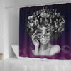 BigProStore Inspired My Roots Beautiful Afro Lady Black African American Shower Curtains African Bathroom Accessories BPS174 Small (165x180cm | 65x72in) Shower Curtain