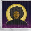BigProStore Inspired Pro Black Power Afro Male African American Inspired Shower Curtains African Bathroom Decor BPS196 Shower Curtain