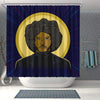 BigProStore Inspired Pro Black Power Afro Male African Style Shower Curtains Afro Bathroom Accessories BPS196 Shower Curtain