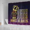 BigProStore Inspired The Melanin Is Our Skin Makes Us Queen African Style Shower Curtains Afro Bathroom Decor BPS221 Small (165x180cm | 65x72in) Shower Curtain