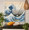BigProStore Astrology Tapestry Japanese Wave Wall Hanging Tapestries Mysterious Tarot Tapestry / S (51"x60" / 130x150cm) Tarot Tapestry