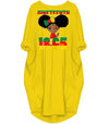 BigProStore African Dresses Juneteenth Celebrating 1865 Black Girl Kids Beautiful Black Girl Long Sleeve Pocket Dress Afrocentric Dress Styles Yellow / S (4-6 US)(8 UK) Women Dress