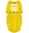 BigProStore Nice African Dresses Juneteenth Freeish Since 1865 Melanin Ancestor Cute Melanin Girl Long Sleeve Pocket Dress Afrocentric Dress Styles Yellow / S (4-6 US)(8 UK) Women Dress