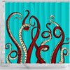 BigProStore Kraken Bath Curtain Kraken Tentacles Shower Curtain Home Bath Decor Kraken Shower Curtain / Small (165x180cm | 65x72in) Kraken Shower Curtain