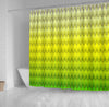 BigProStore Lemon Bathroom Curtain Lemon Lime Chevron Shower Curtain Small Bathroom Decor Ideas Lemon Shower Curtain