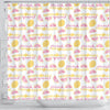 BigProStore Lemon Bathroom Curtain Lemonade Neck Gator Pink Lemonade Shower Curtain Bathroom Decor Lemon Shower Curtain / Small (165x180cm | 65x72in) Lemon Shower Curtain