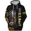 BigProStore Men'S Navy Apparel & Gifts Lion U.S.Navy Veteran USA Army Hoodie - Sweatshirt - Tshirt - Zip Hoodie Hoodie / S