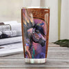 BigProStore Personalized Horse Thermal Cups Love Native Horse Custom Printed Tumblers Presents For Horse Lovers 20 oz Horse Tumbler