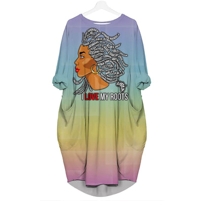 African American I Love My Roots 3D Dress