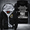 BigProStore Marine Corps Veteran Fleece Hoodie I Am The Storm USMC Veteran Gifts BPS755 Black / S Fleece Hoodie
