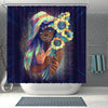 BigProStore Melanin Beautiful Afro Lady African American Art Shower Curtains African Style Designs BPS059 Shower Curtain