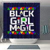 BigProStore Melanin Black Girl Magic Afro Woman African American Art Shower Curtains Afrocentric Bathroom Accessories BPS078 Shower Curtain