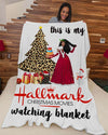 BigProStore Melanin Blanket Black Women Hallmark Christmas Movies Watching Fleece Blanket Blanket