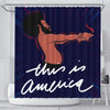 BigProStore Melanin Childish Gambino This Is America African Style Shower Curtains Afrocentric Style Designs BPS107 Small (165x180cm | 65x72in) Shower Curtain