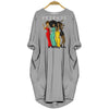 BigProStore Melanin Bestie Friends Shirt Summer Dress for Afro Girls Gray / S Women Dress