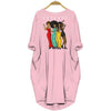 BigProStore Melanin Bestie Friends Shirt Summer Dress for Afro Girls Pink / S Women Dress