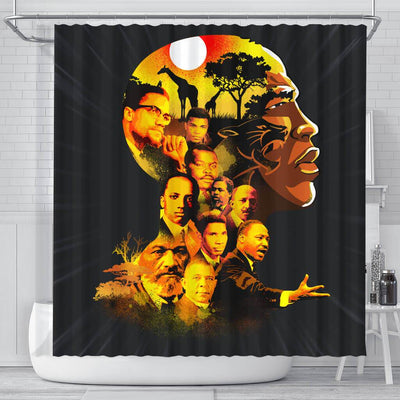 BigProStore Melanin Pro Black My Roots Pride Black History Shower Curtains Afrocentric Style Designs BPS195 Small (165x180cm | 65x72in) Shower Curtain