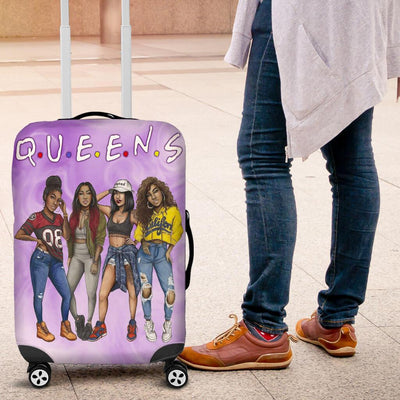 BigProStore Melanin Queens Women Travel Luggage Cover Suitcase Protector Suitcase Cover