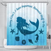 BigProStore Mermaid Shower Curtain Sorry I Can't I Have Important Mermaid Stuff To Do Bathroom Decor BPS6214 Shower Curtain