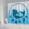 BigProStore Mermaid Shower Curtain Sorry I Can't I Have Important Mermaid Stuff To Do Bathroom Decor BPS6214 Small (165x180cm | 65x72in) Shower Curtain