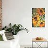 BigProStore Sunflower Illustration Art Canvas Misty Morning Wall Art And Decor Canvas / 24" x 36" Canvas