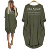 BigProStore Moo Point It Doesn't Matter It's Moo Women Summer Dress Green / S Women Dress
