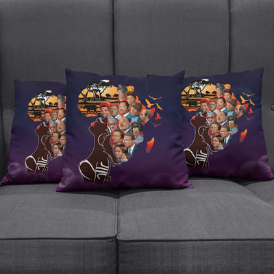 BigProStore African Throw Pillows My Roots Famous Pro Black Art Square Throw Pillow Afrocentric Decorative Pillows Throw Pillows