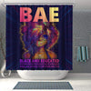 BigProStore Nice BAE Black And Educated #Blackhistorymonth African American Print Shower Curtains Afrocentric Bathroom Decor BPS049 Shower Curtain