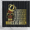 BigProStore Nice The Melanin Is Our Skin Makes Us Queen African American Print Shower Curtains Afrocentric Style Designs BPS221 Shower Curtain