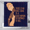 BigProStore Nice There Is No Force Equal To A Black Woman Determined To Rise Afro American Shower Curtains Afro Bathroom Decor BPS223 Small (165x180cm | 65x72in) Shower Curtain