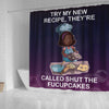 BigProStore Nice Try Me New Recipe They're Called Shut The Fucupcakes Shower Curtains African American African Style Designs BPS229 Small (165x180cm | 65x72in) Shower Curtain