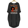 BigProStore November Woman I May Be Crazy Stubborn Spoiled Dress for Afro Women Black / S (4-6 US)(8 UK) Women Dress