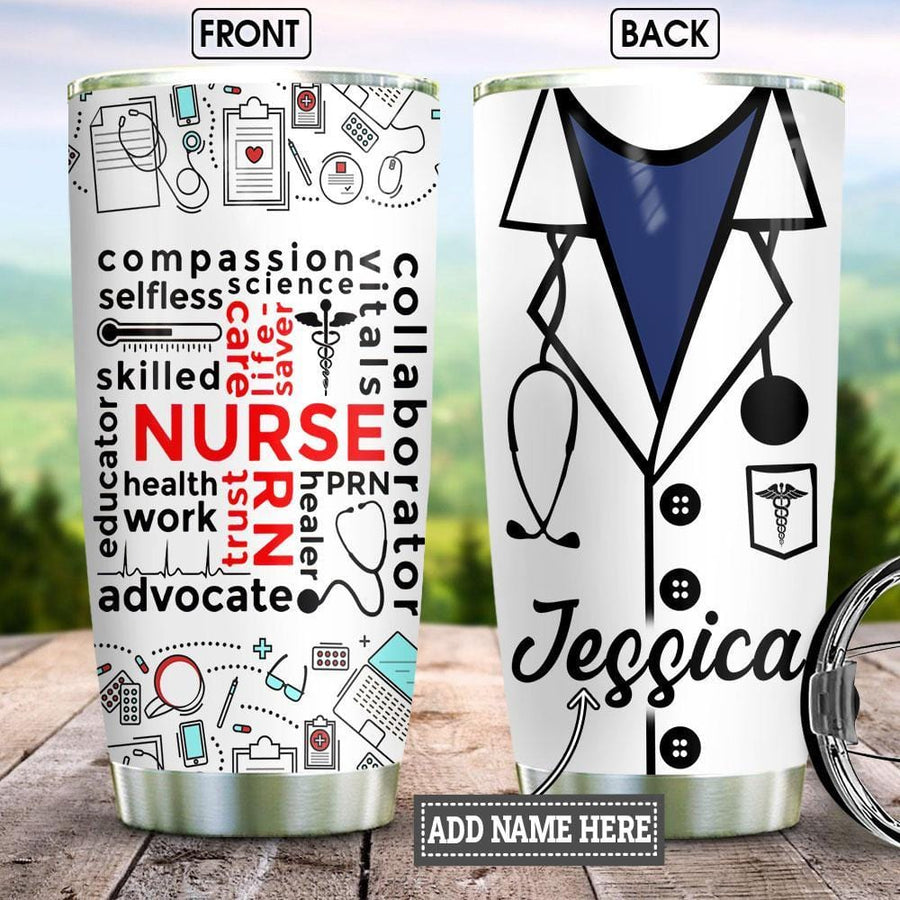 20oz Faux Leather Tumbler Mug, LVN Licensed Vocational Nurse, Personal –  LaserGram Custom Engraved Gifts