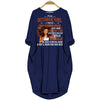 BigProStore October Girl I Have A Big Heart And Care Dress for Afro Girls Navy Blue / S (4-6 US)(8 UK) Women Dress
