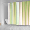 BigProStore Lemon Shower Curtain Decor Painted Retro Stripes Green Shower Curtain Bathroom Wall Decor Ideas Lemon Shower Curtain