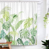 BigProStore Lifeel Tropical Shower Curtain Palm Leaves Jungle Polyester Shower Curtain Waterproof Home Bath Decor 3 Sizes Palm Tree Shower Curtain / Small (165x180cm | 65x72in) Palm Tree Shower Curtain