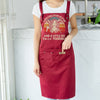 BigProStore Peace Love Hair Styling Personalized Hair Salon Aprons Red Apron