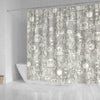 BigProStore Elephant Art Shower Curtain Pencil Pinatas Ivory Bathroom Wall Decor Ideas Shower Curtain