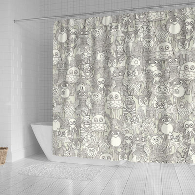 BigProStore Elephant Art Shower Curtain Pencil Pinatas Ivory Bathroom Wall Decor Ideas Shower Curtain