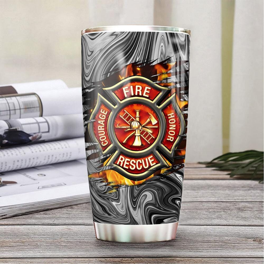 Firefighter Engraved Tumbler — Maddie & Co.