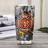 BigProStore Personalized Firefighter Tumbler Design Firefighter First In Last Out Dnm2301007Z Custom Insulated Tumbler Double Walled Vacuum Insulated Cup 20 Oz 20 oz Personalized Firefighter Tumbler