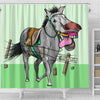 BigProStore Farm Animal Shower Curtain Beautiful Please Do Not Feed The Horse Shower Curtain Bathroom Decor Horse Shower Curtain