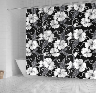 BigProStore Hawaii Bath Curtain Polynesian Dream Black Shower Curtain Fantasy Fabric Bath Bathroom Hawaii Shower Curtain