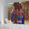 BigProStore Pretty African American Art Shower Curtains Afro Girl Bathroom Decor Idea BPS0215 Shower Curtain