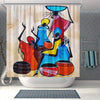 BigProStore Pretty African American Black Art Shower Curtain Afro Girl Bathroom Decor Accessories BPS0025 Small (165x180cm | 65x72in) Shower Curtain