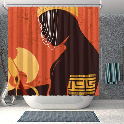 BigProStore Pretty African American Black Art Shower Curtain Afro Man Bathroom Decor Accessories BPS0075 Small (165x180cm | 65x72in) Shower Curtain